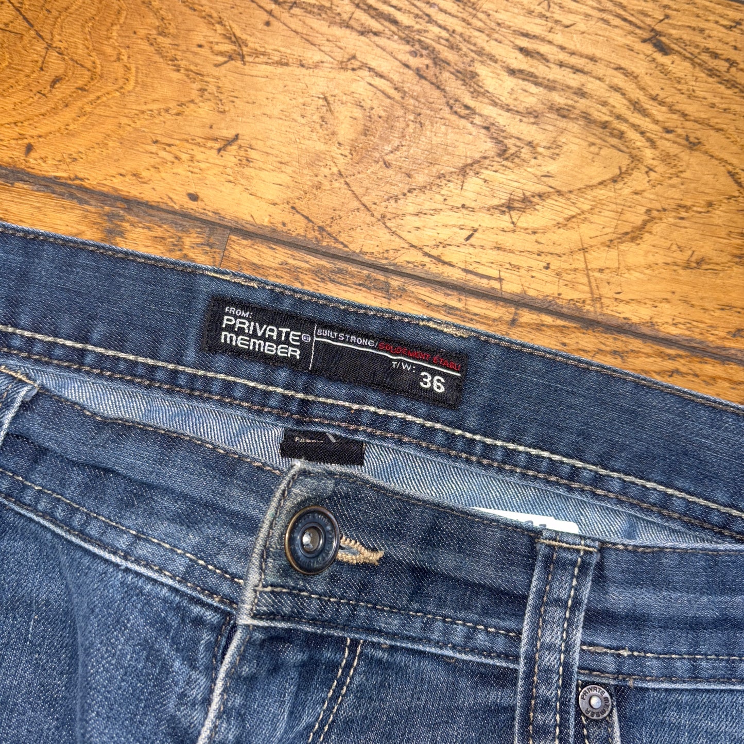 Vintage Blue Denim Shorts - 36