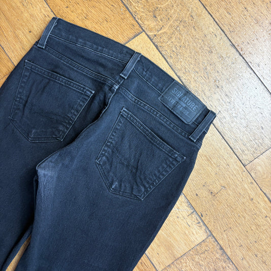 Vintage Levis Slim Black Denim Jeans - 29