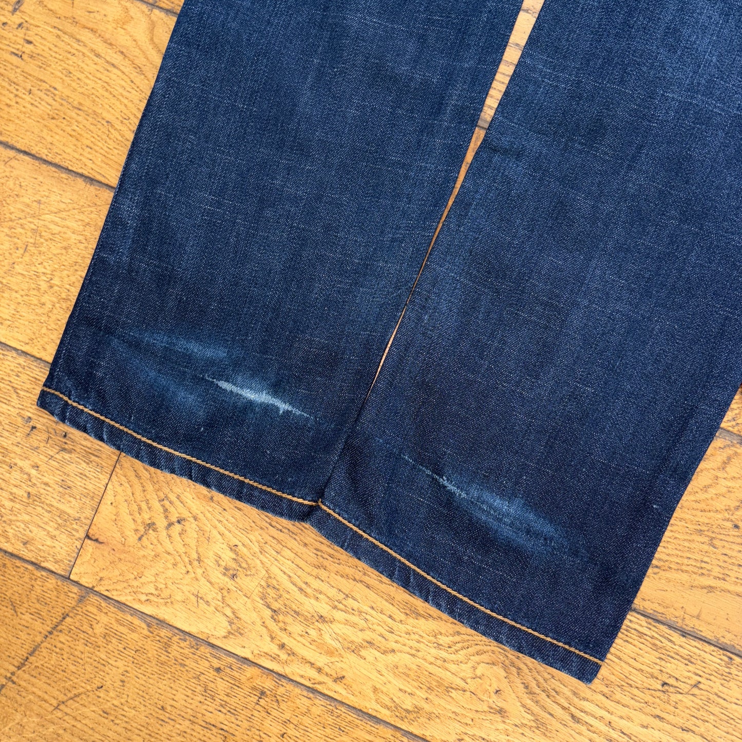 Vintage Coogi Blue Womens Embroidered Y2K Hip Hop Straight Jeans - 32L