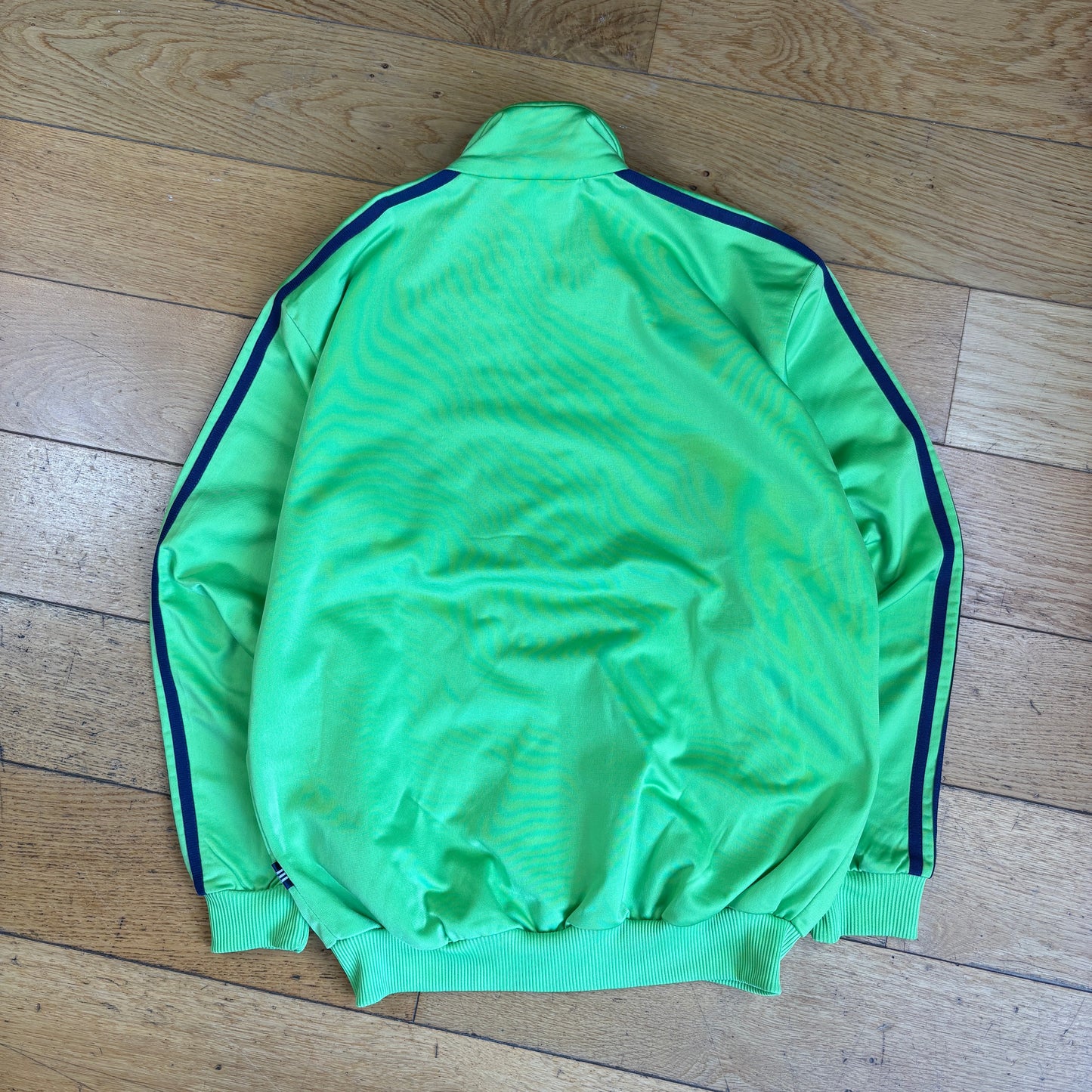 Vintage 80s Adidas Green Tracksuit Track Shell Windbreaker Jacket - S