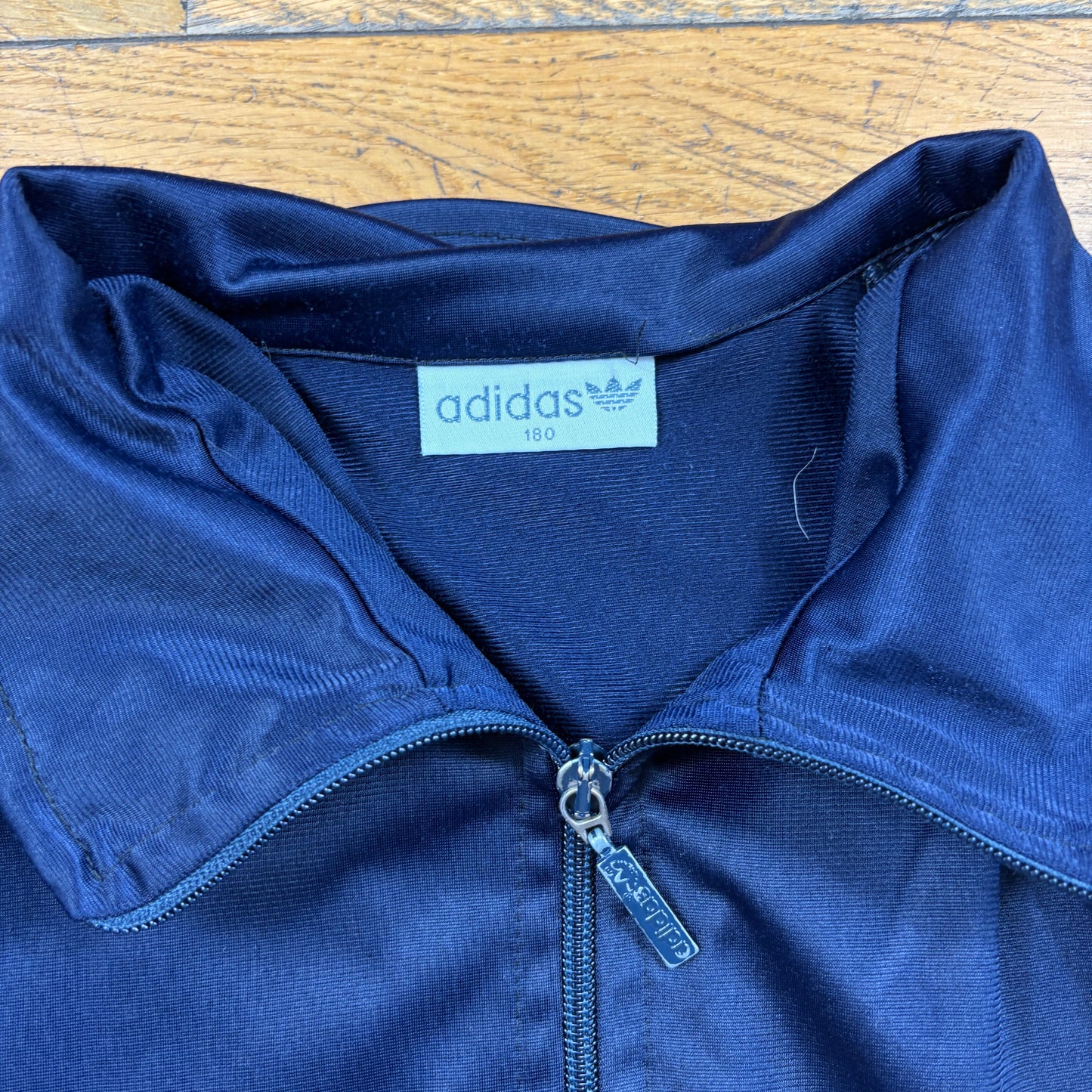 Vintage Adidas Navy Tracksuit Track Shell Windbreaker Jacket - M