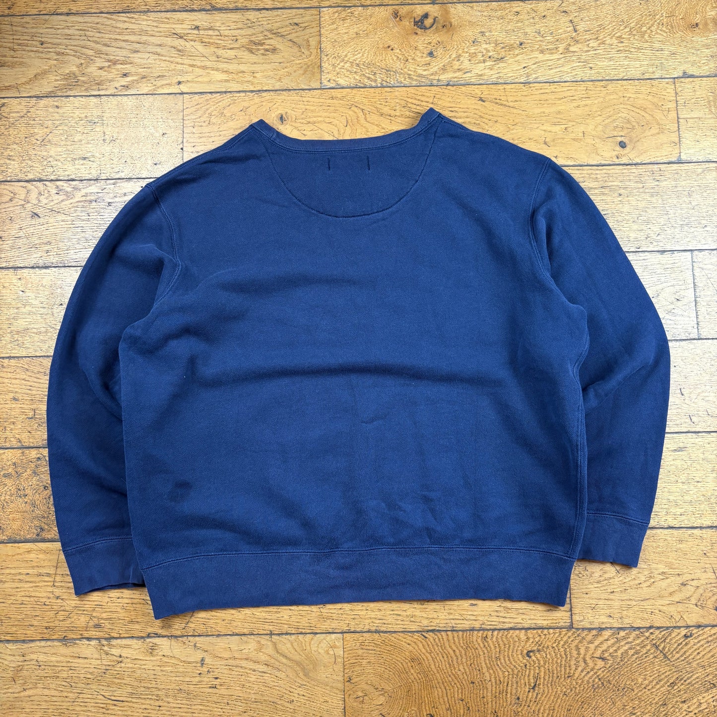 Vintage Ralph Lauren Navy Embroidered Sweatshirt - XL