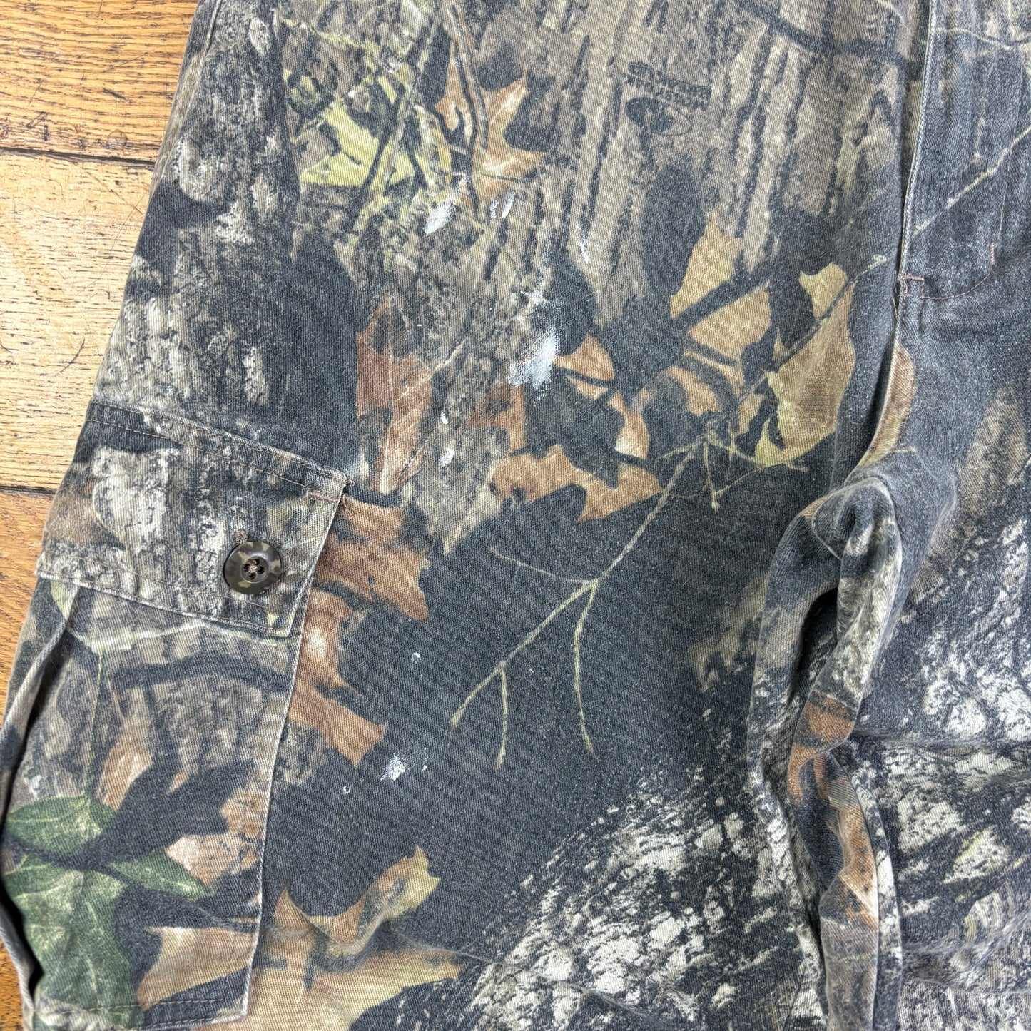 Vintage Real Tree Camo Green Hunting Workwear Trousers - 34