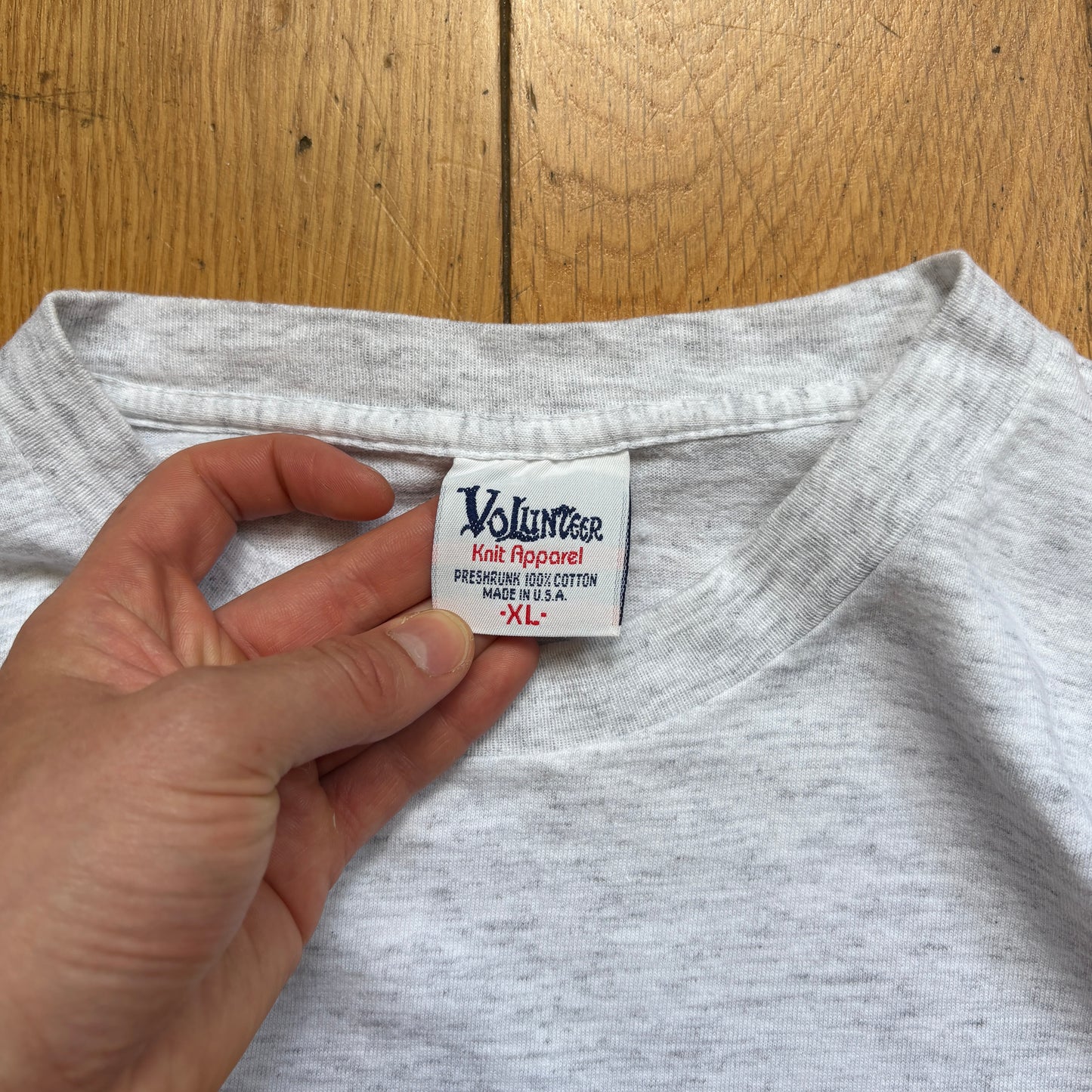 Vintage 90s Funny Slogan Single Stitch Grey Graphic T-Shirt - XL