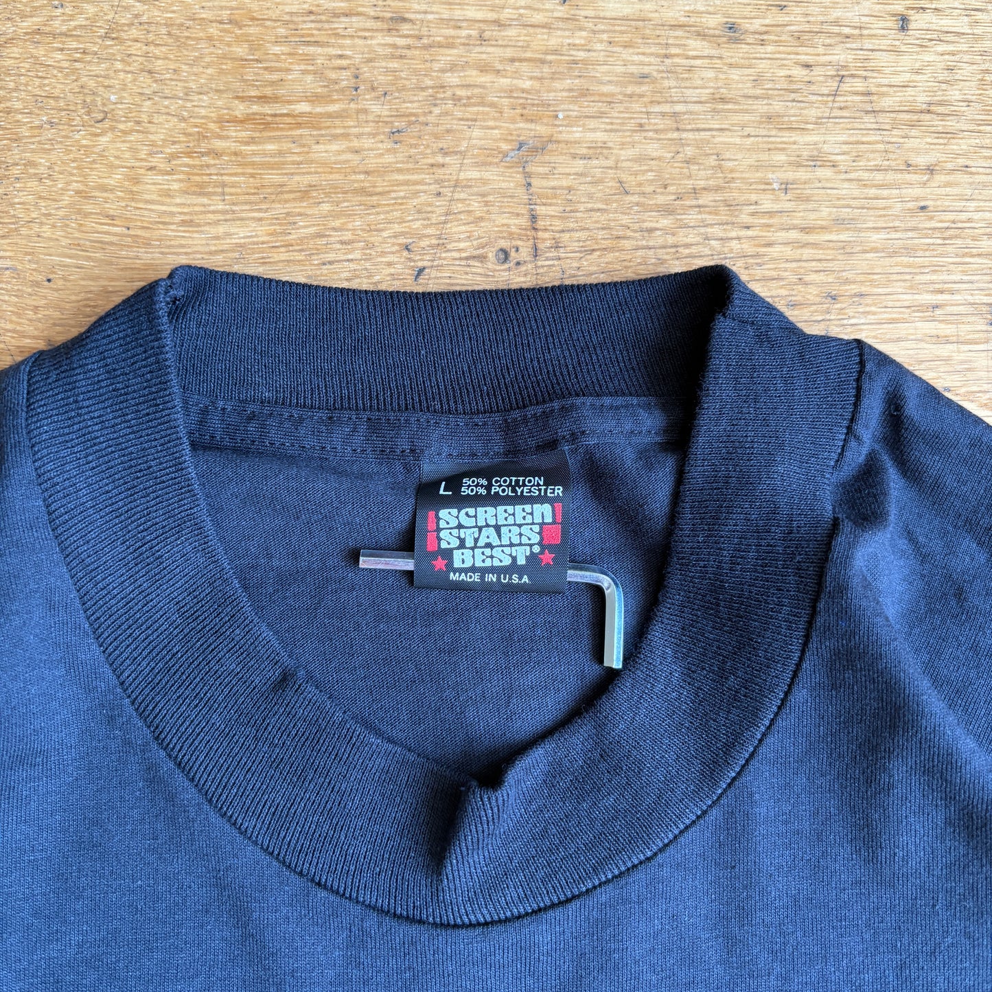 Vintage 90s Funny Slogan Single Stitch Black Graphic T-Shirt - S