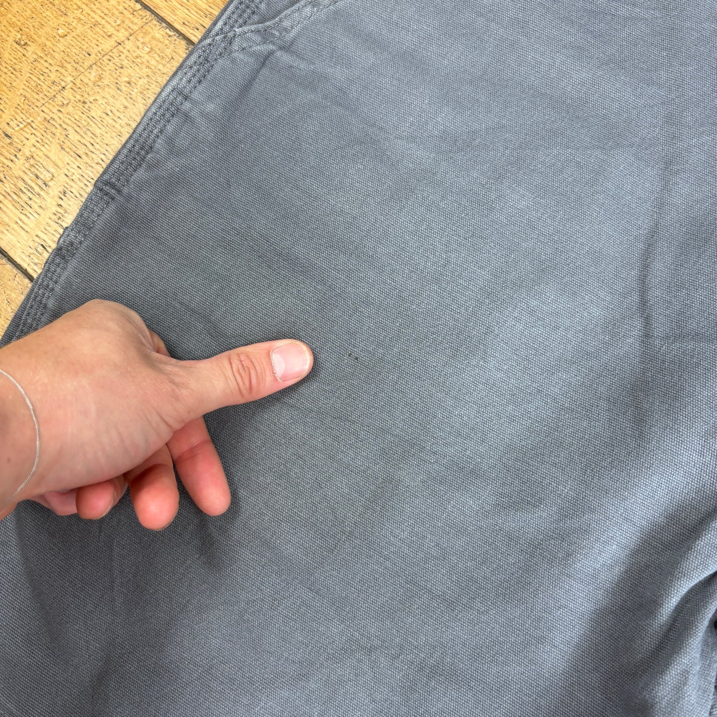 Vintage Carhartt Workwear Grey Baggy Carpenter Shorts - 38