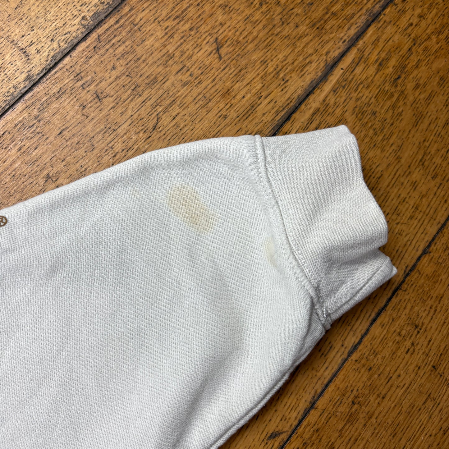 Vintage Carhartt White Hoodie Sweatshirt - XXL