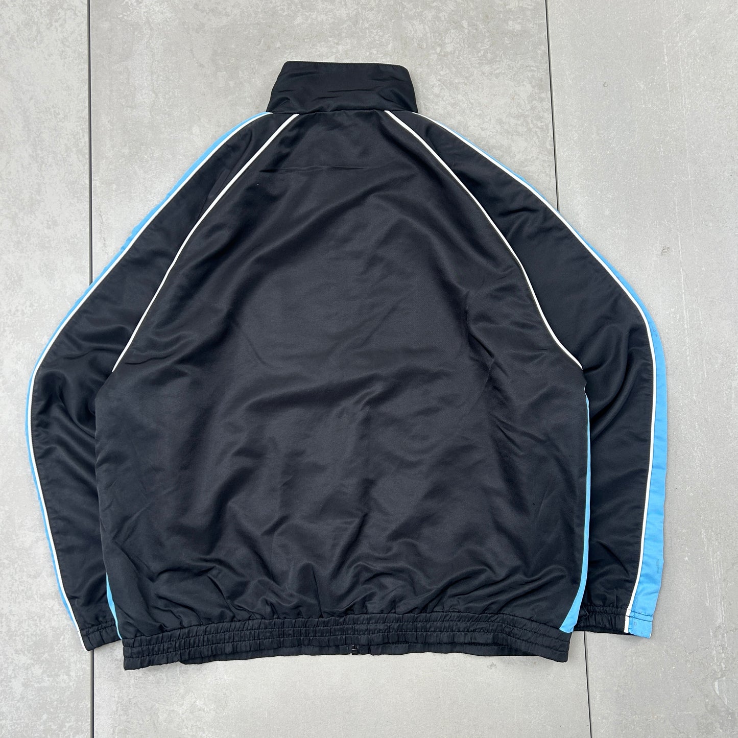 Vintage Fila Black Tracksuit Track Shell Windbreaker Jacket - M