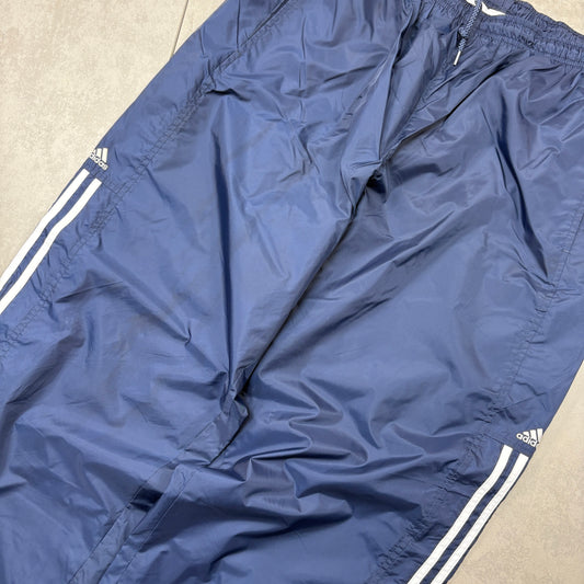 Vintage Adidas Navy Baggy Tracksuit Sweatpants Track Pants Bottoms - XL