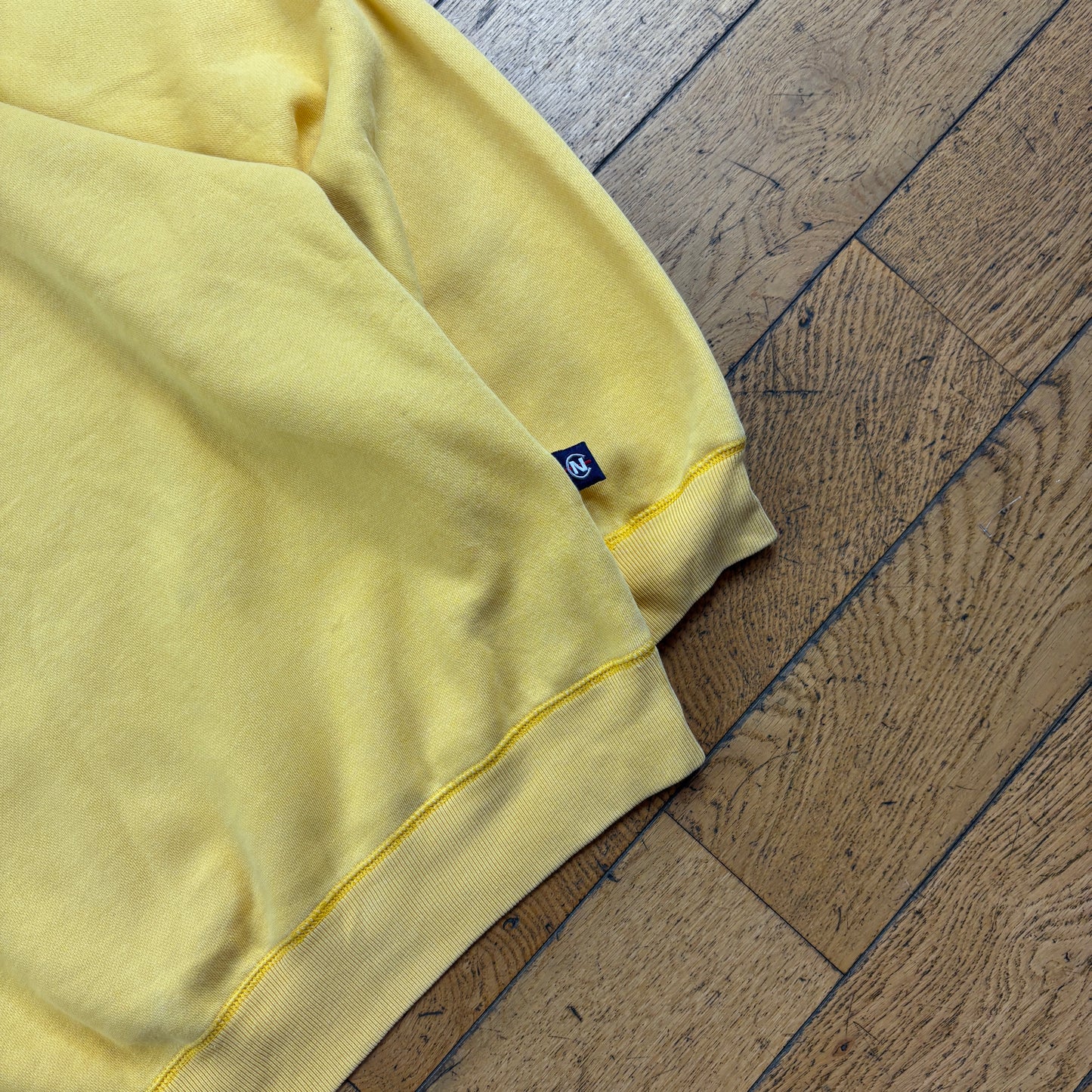 Vintage Nautica Yellow Embroidered Sweatshirt - XXL