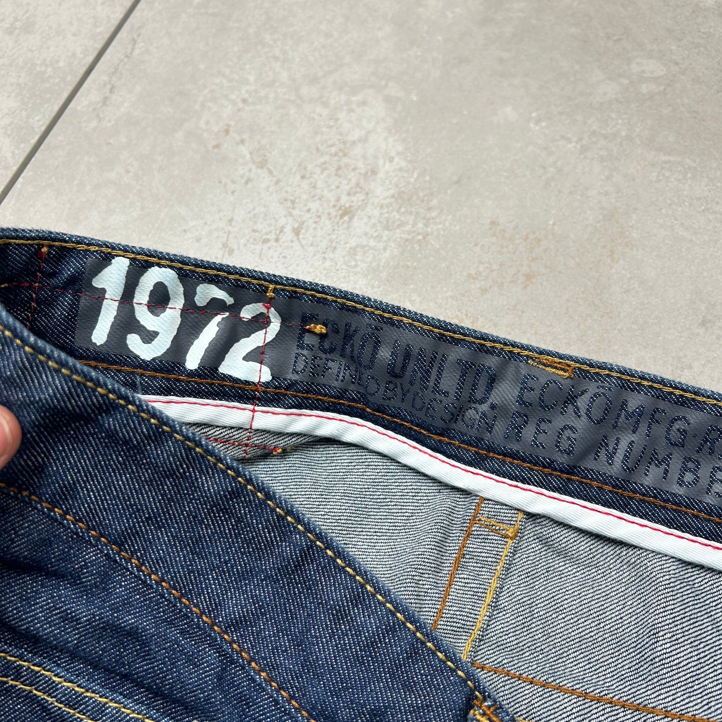 Vintage Ecko Unltd Embroidered Hip Hop Baggy Blue Shorts Jorts - 38