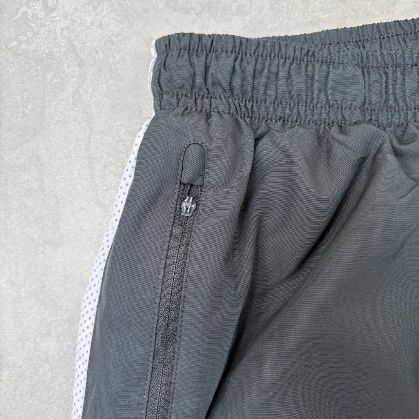 Vintage Nike Grey Baggy Tracksuit Sweatpants Track Pants Bottoms - M