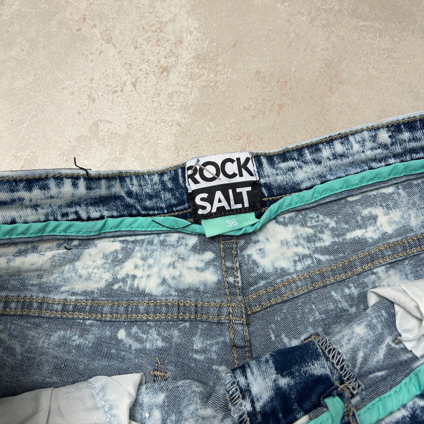 Vintage Hip Hop Baggy Shorts Blue Jorts - 36