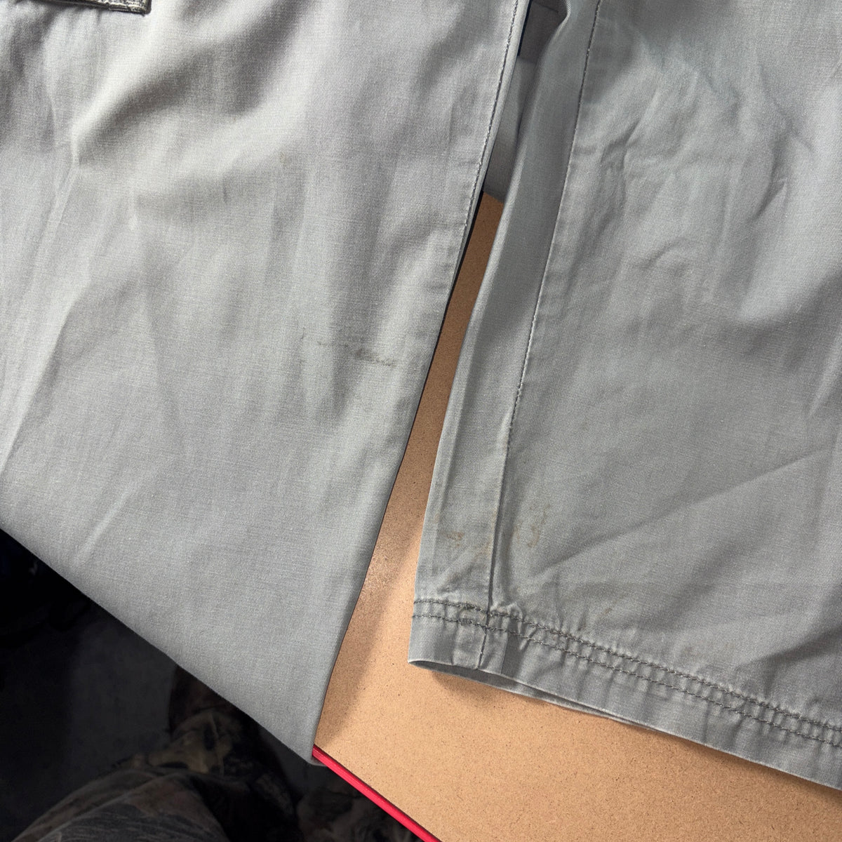 Billabong Green Grey Embroidered Surfwear Baggy Cargo Y2K Trousers - 36R