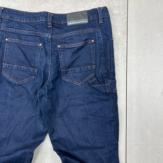 Vintage Hip Hop Carpenter Blue Jeans - 34