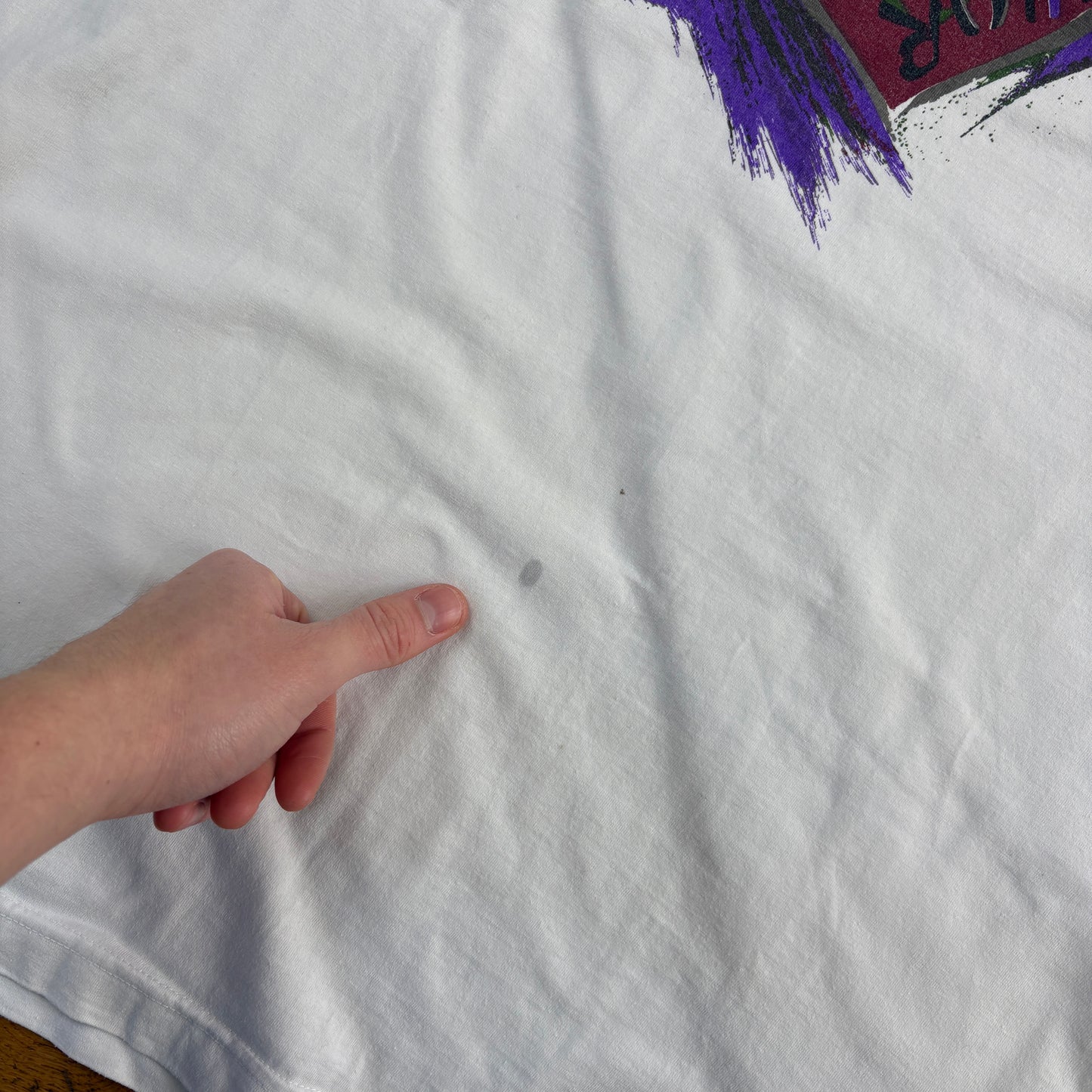 Vintage Hugo Boss Tennis White Pattern Polo Shirt - M