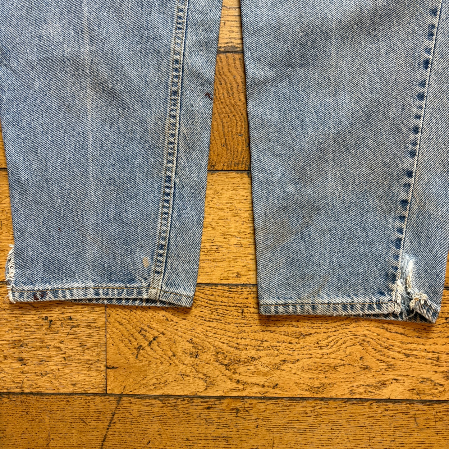 Vintage Levis 560 Baggy Tapered Orange Tab Blue Denim Jeans - 36R