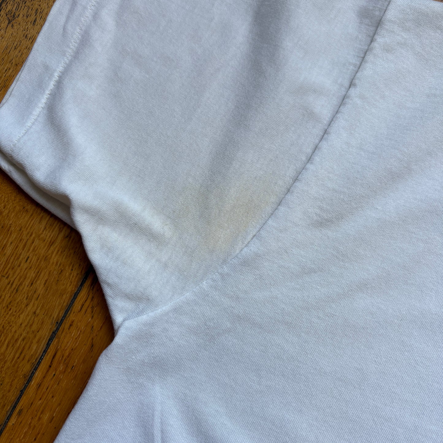 Vintage 1994 Cycling Single Stitch Graphic White T-Shirt - M