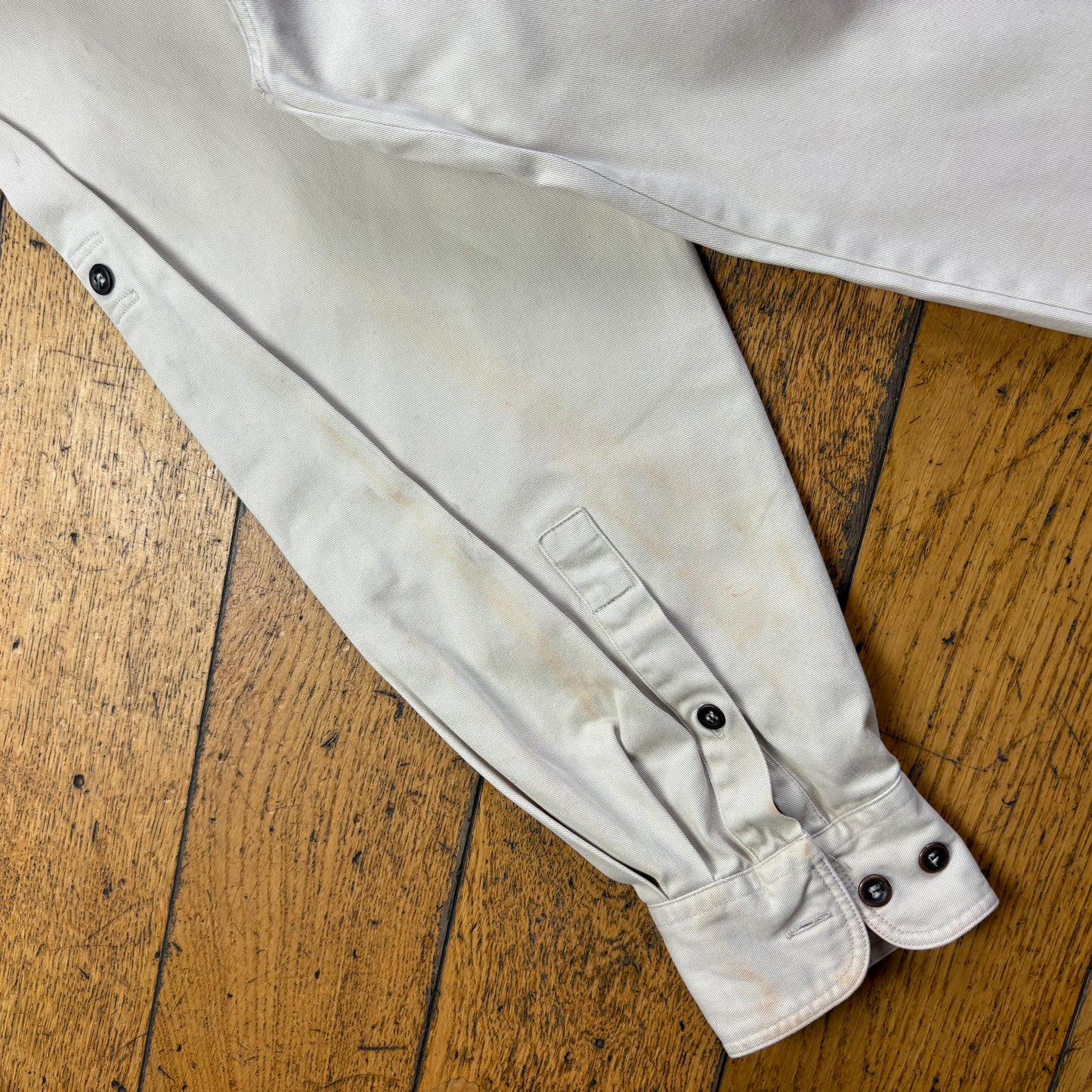 Vintage Camel Collection Cream Embroidered Shirt - XL