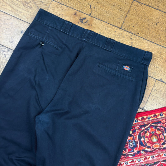 Vintage Dickies 874 Skate Black Trousers - 38
