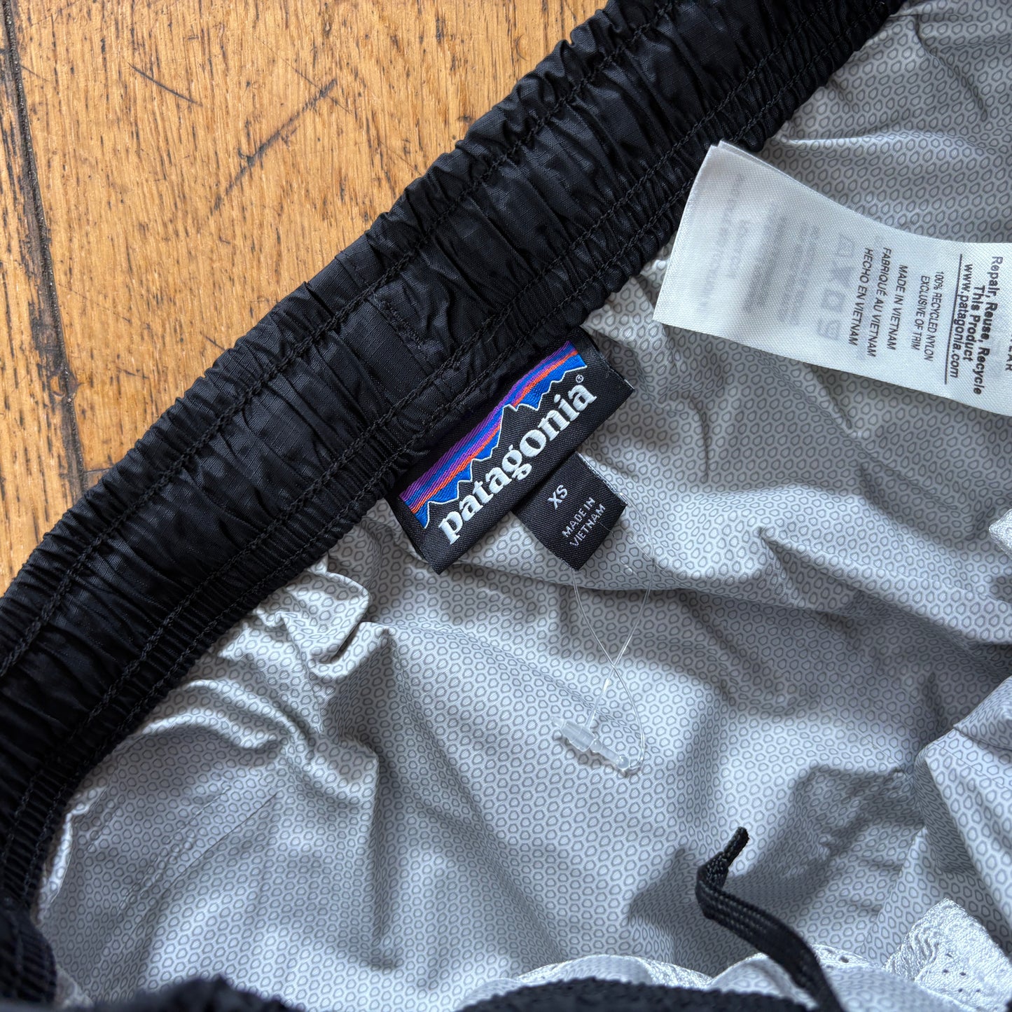 Vintage Patagonia Black Baggy Tracksuit Sweatpants Track Pants Bottoms - XS