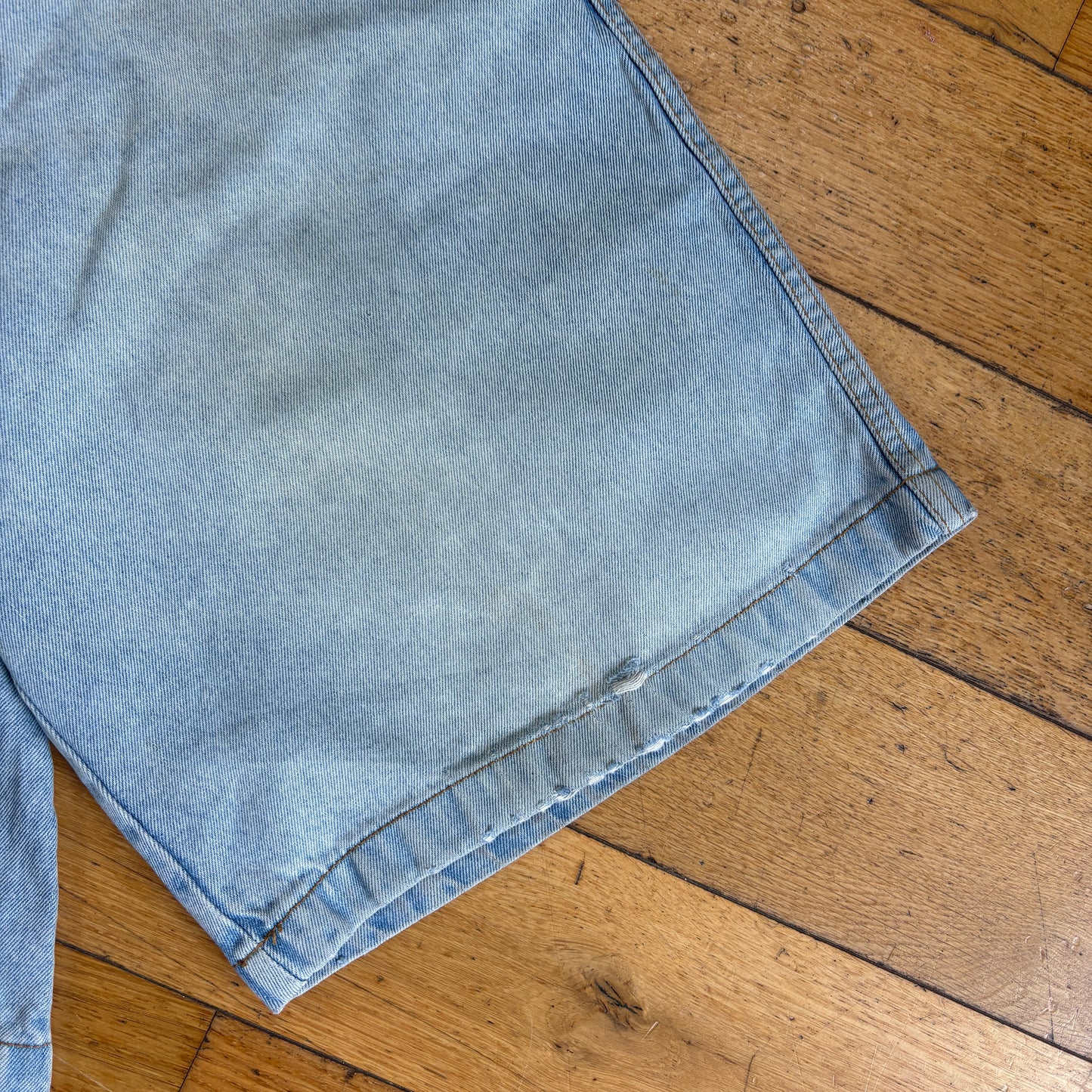 Vintage Extra Hip Hop Baggy Blue Shorts Jorts - 38