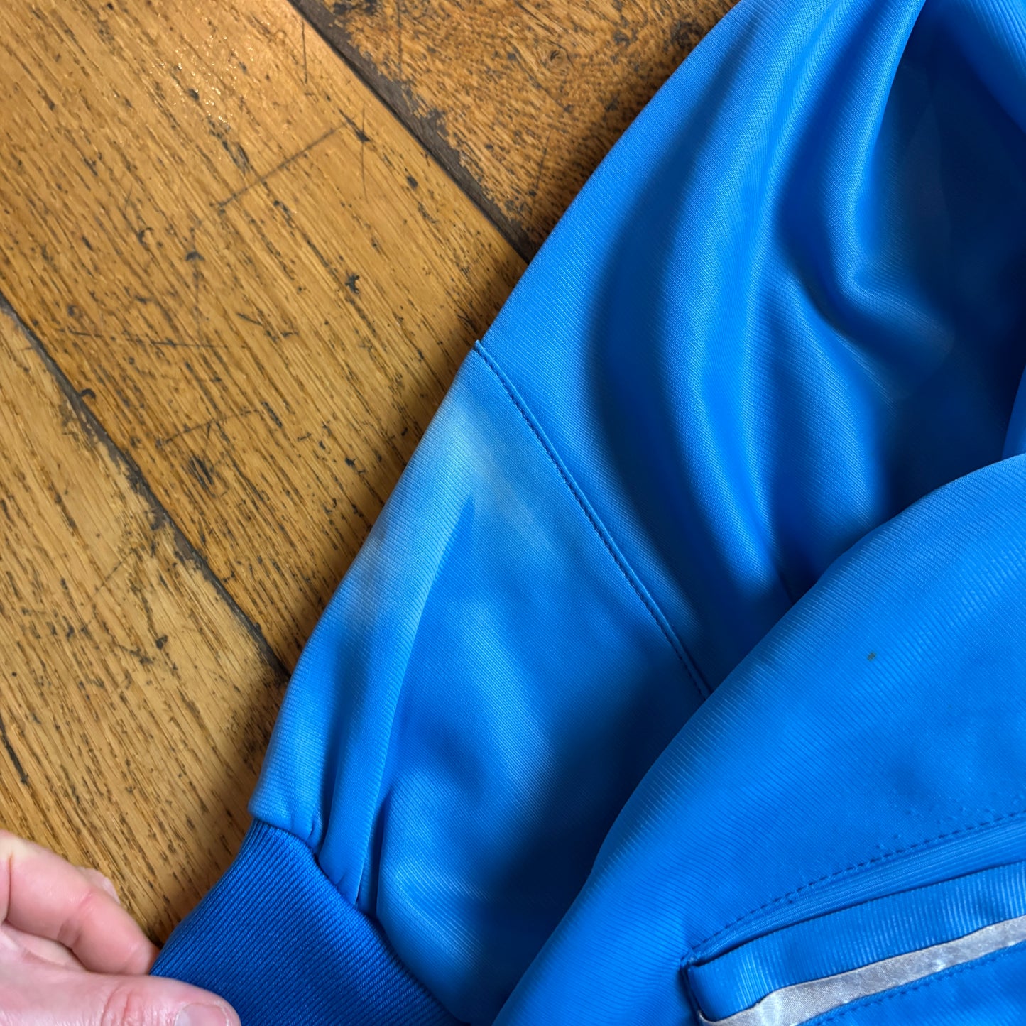 Vintage Blue Tracksuit Track Shell Windbreaker Jacket - XL