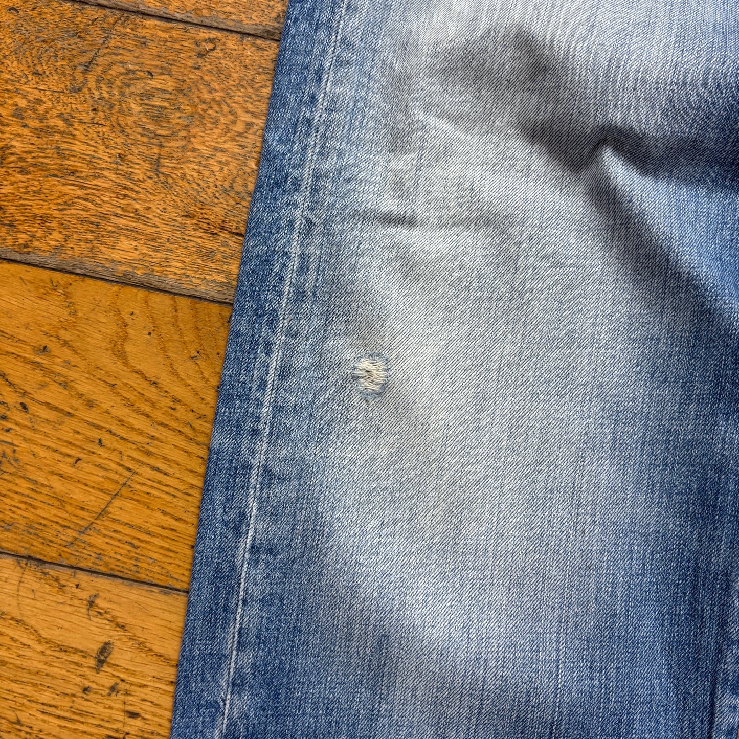 Vintage Levis 501 Straight Blue Denim Jeans - 38R