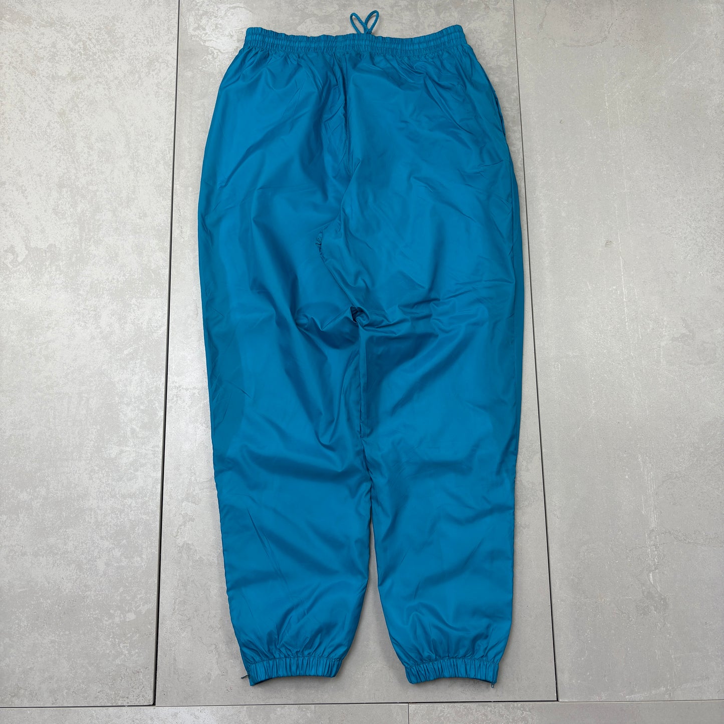 Vintage Adidas Blue Baggy Tracksuit Sweatpants Track Pants Bottoms - S