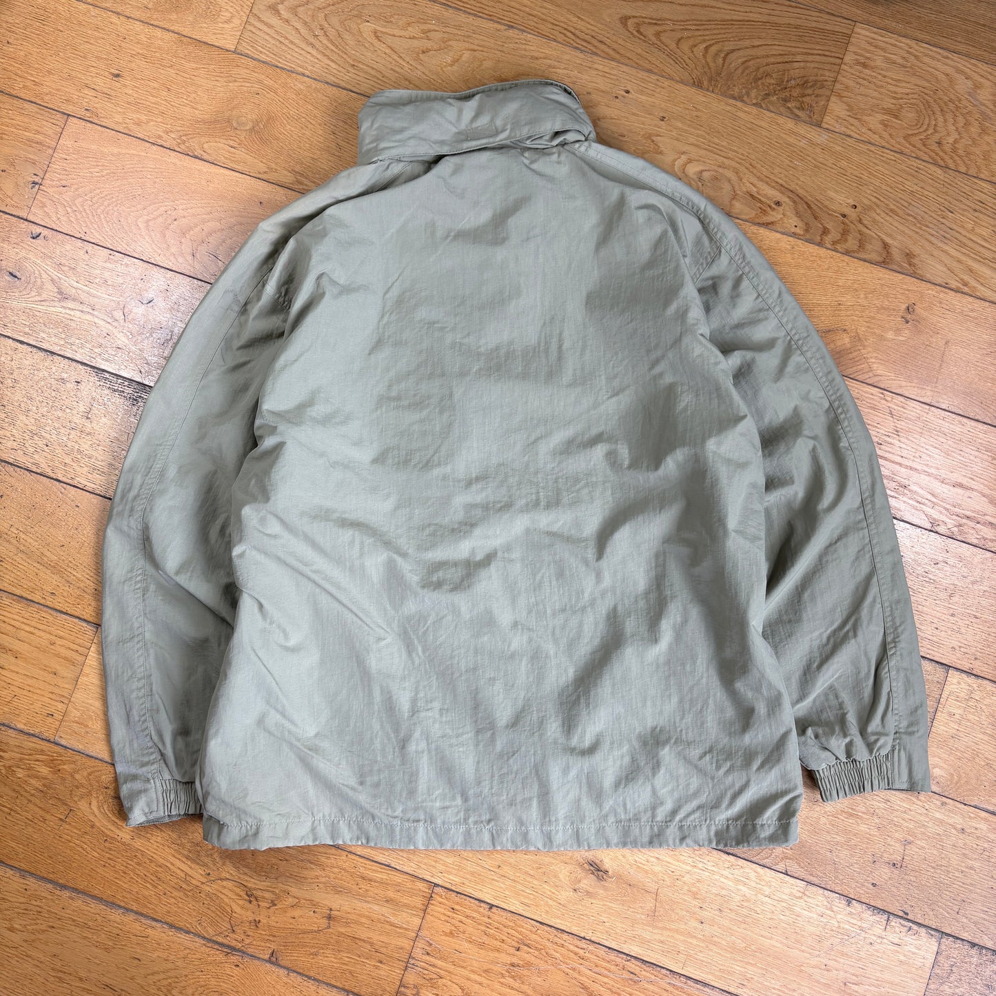 Vintage Diadora Khaki Green Zip Coat Jacket - XL