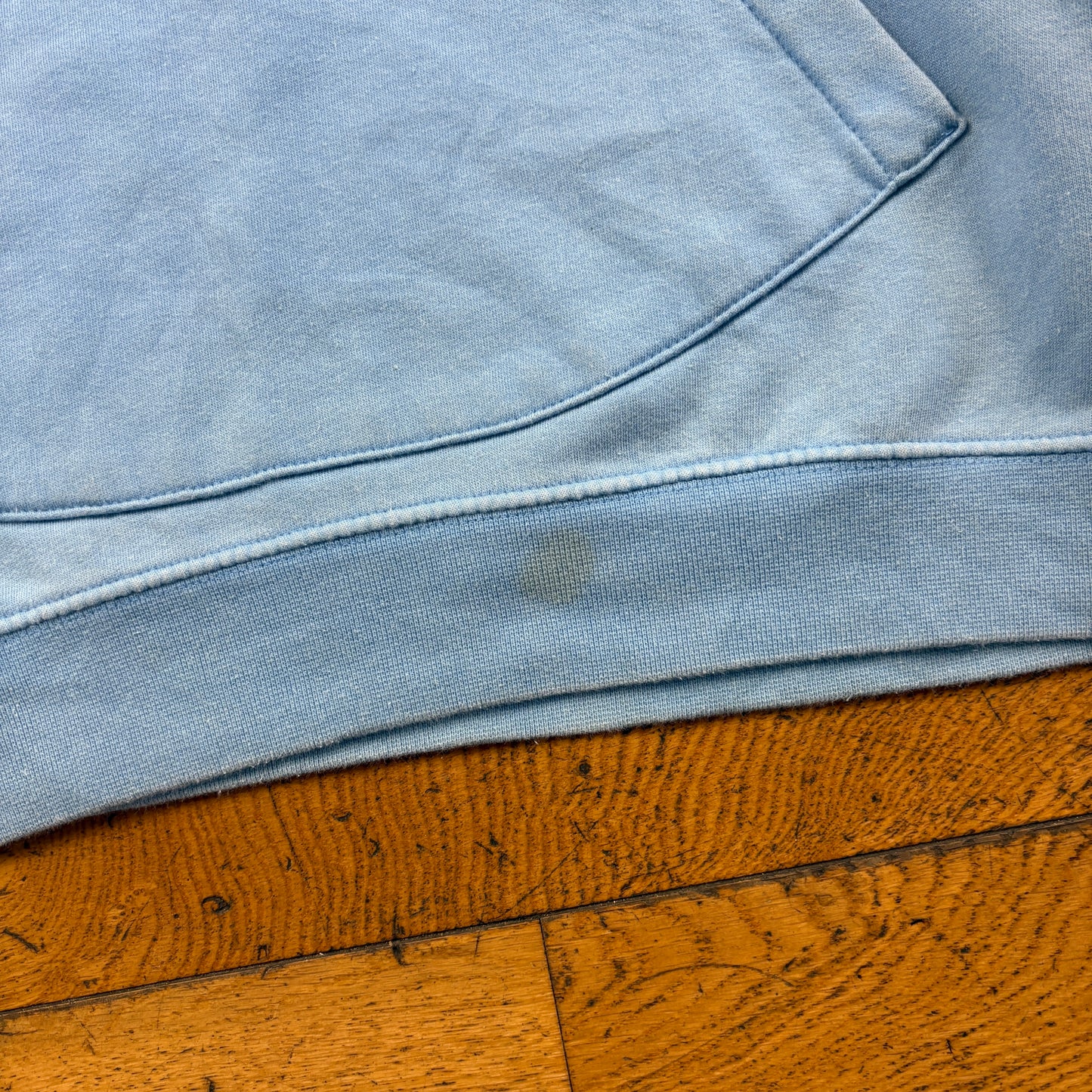 Vintage Nike Blue Embroidered Hoodie Sweatshirt - L