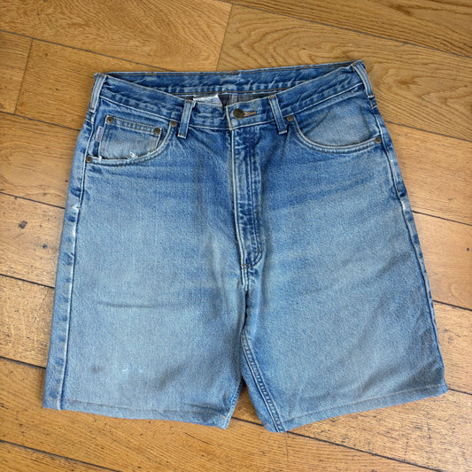 Vintage Carhartt Blue Workwear Baggy Carpenter Jorts Shorts - 34