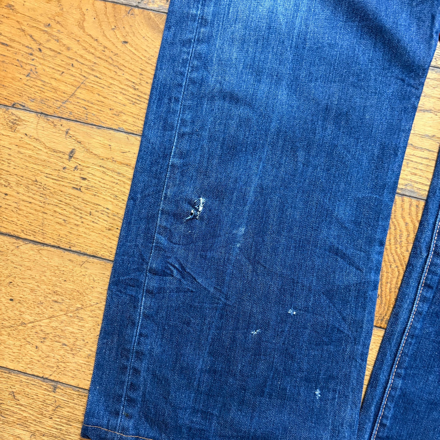 Vintage Levis 501 Straight Blue Denim Jeans - 38S