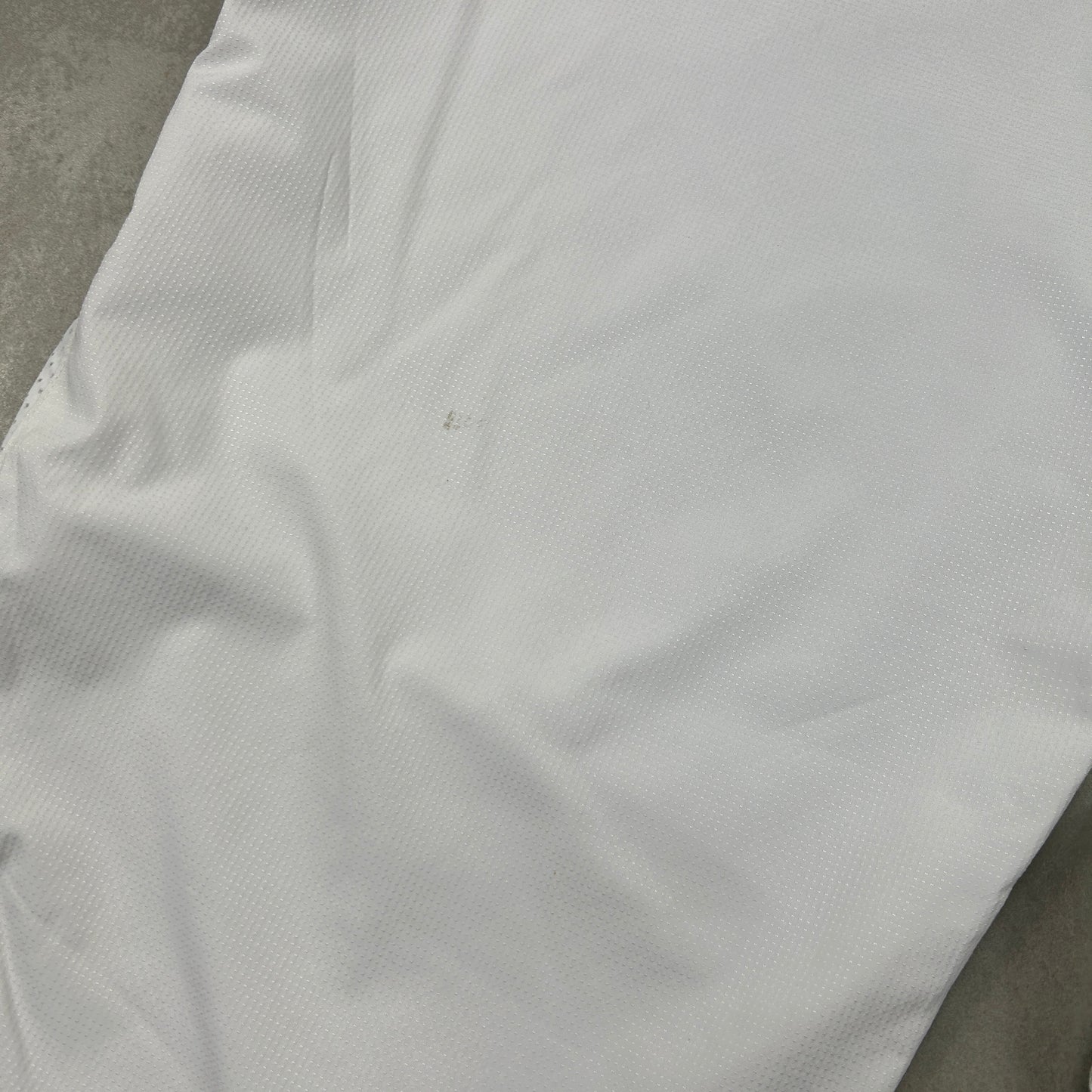 Vintage Adidas White Baggy Tracksuit Sweatpants Track Pants Bottoms - L