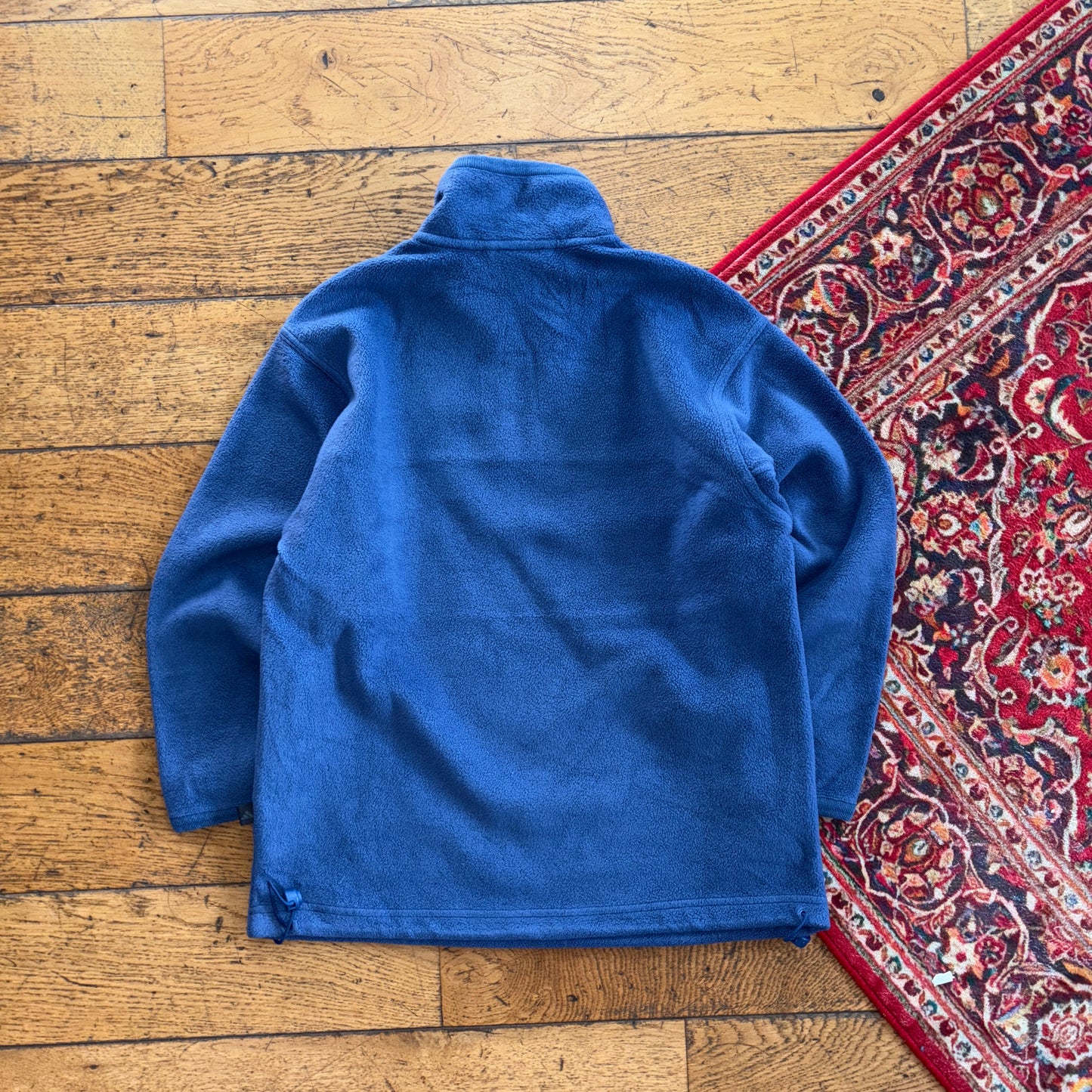 Vintage 90s Adidas Blue Embroidered Womens Fleece Sweatshirt - S