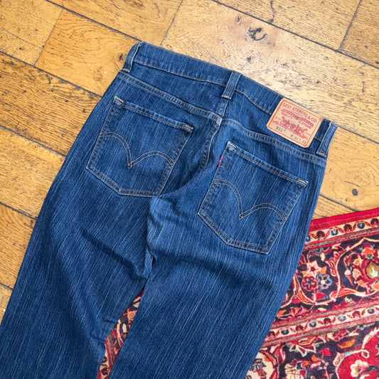 Vintage Levis 511 Skinny Slim Blue Denim Jeans - 31S