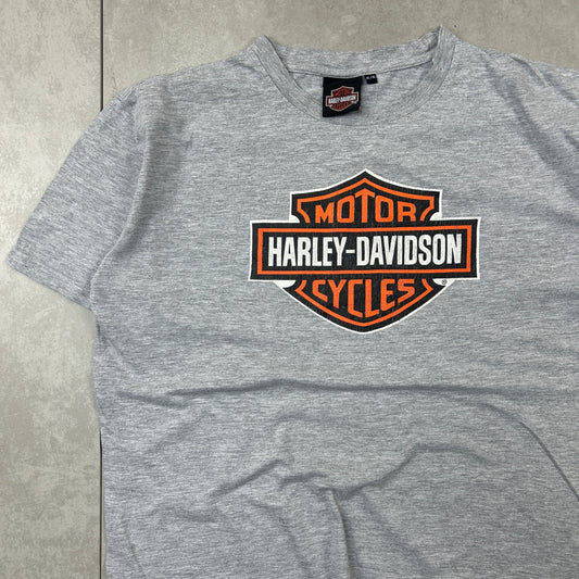 Vintage Harley Davidson Grey T-Shirt - 16 / Mens S