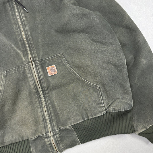 Vintage Carhartt Green Active Workwear Jacket - M