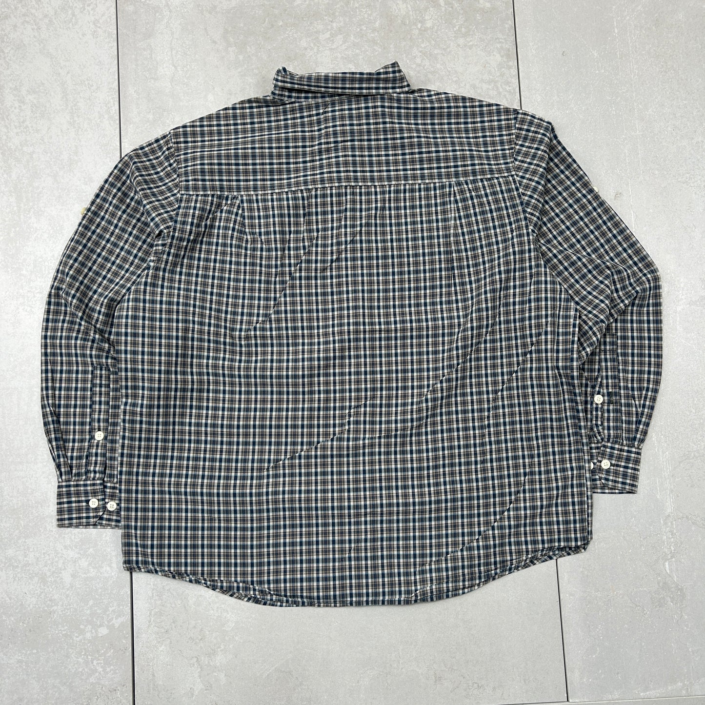 Vintage Woolrich Blue Check Shirt - XL