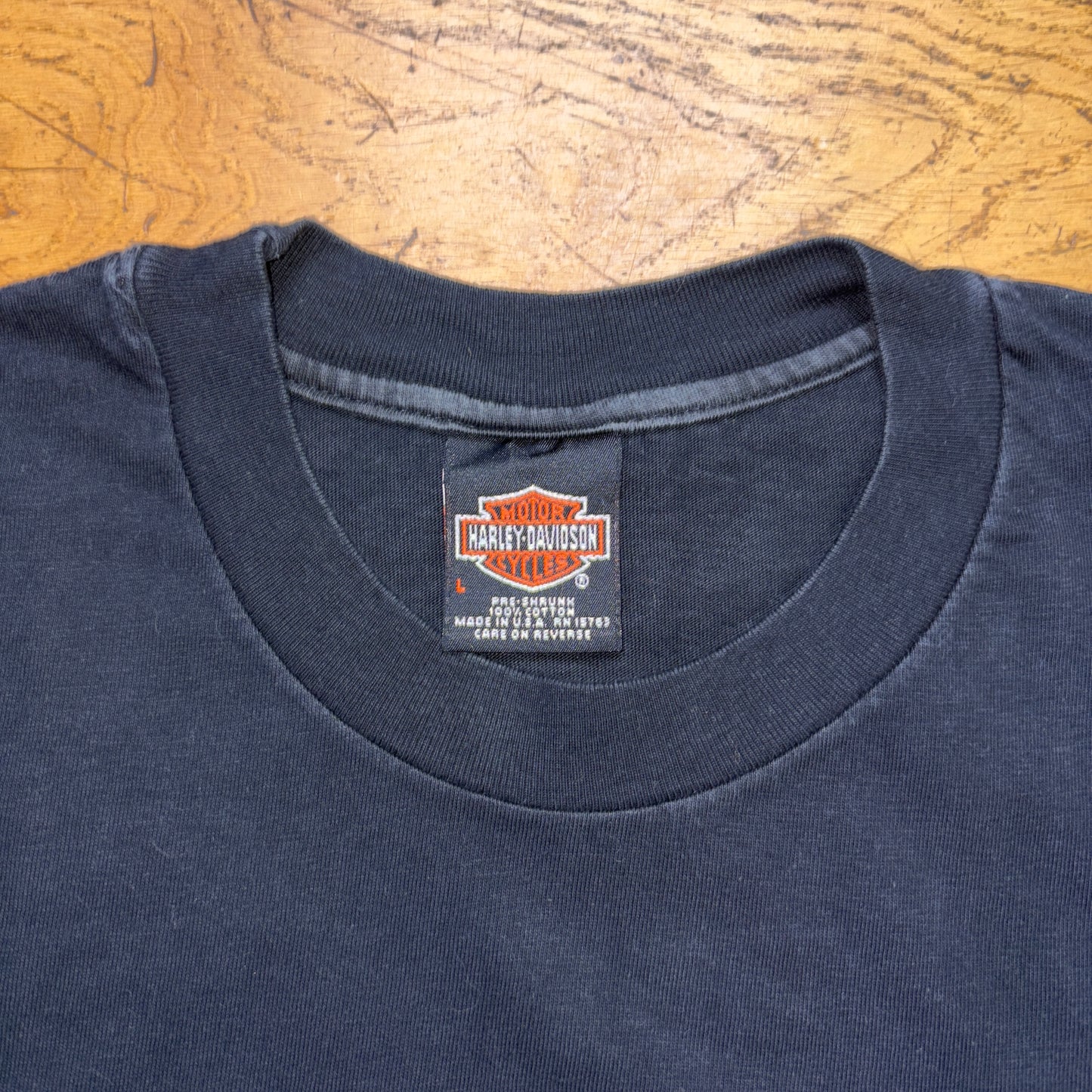 Vintage Harley Davidson Black Graphic T-Shirt - M