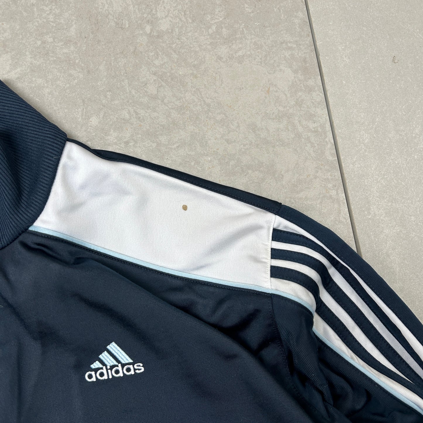 Vintage Adidas Navy Tracksuit Track Shell Windbreaker Jacket - L