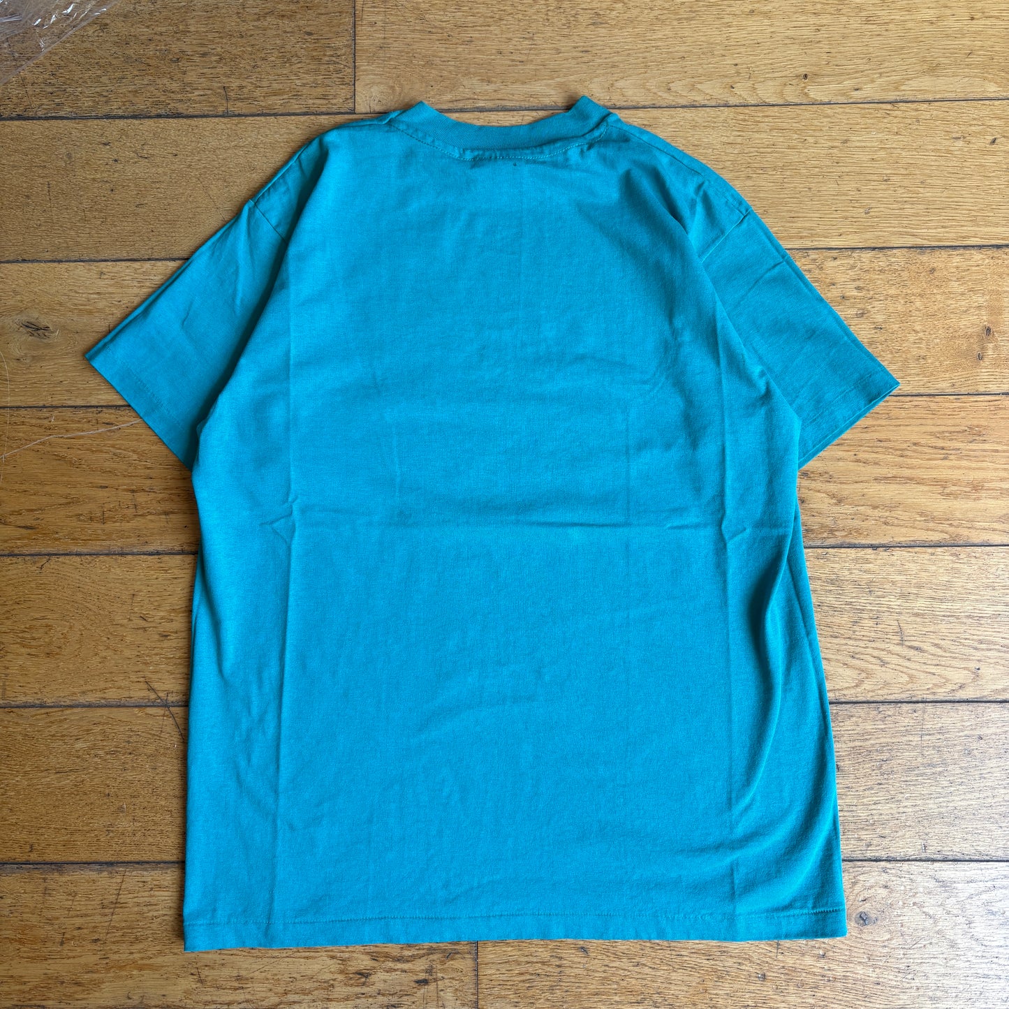 Vintage 90s Blue Single Stitch Graphic T-Shirt - S