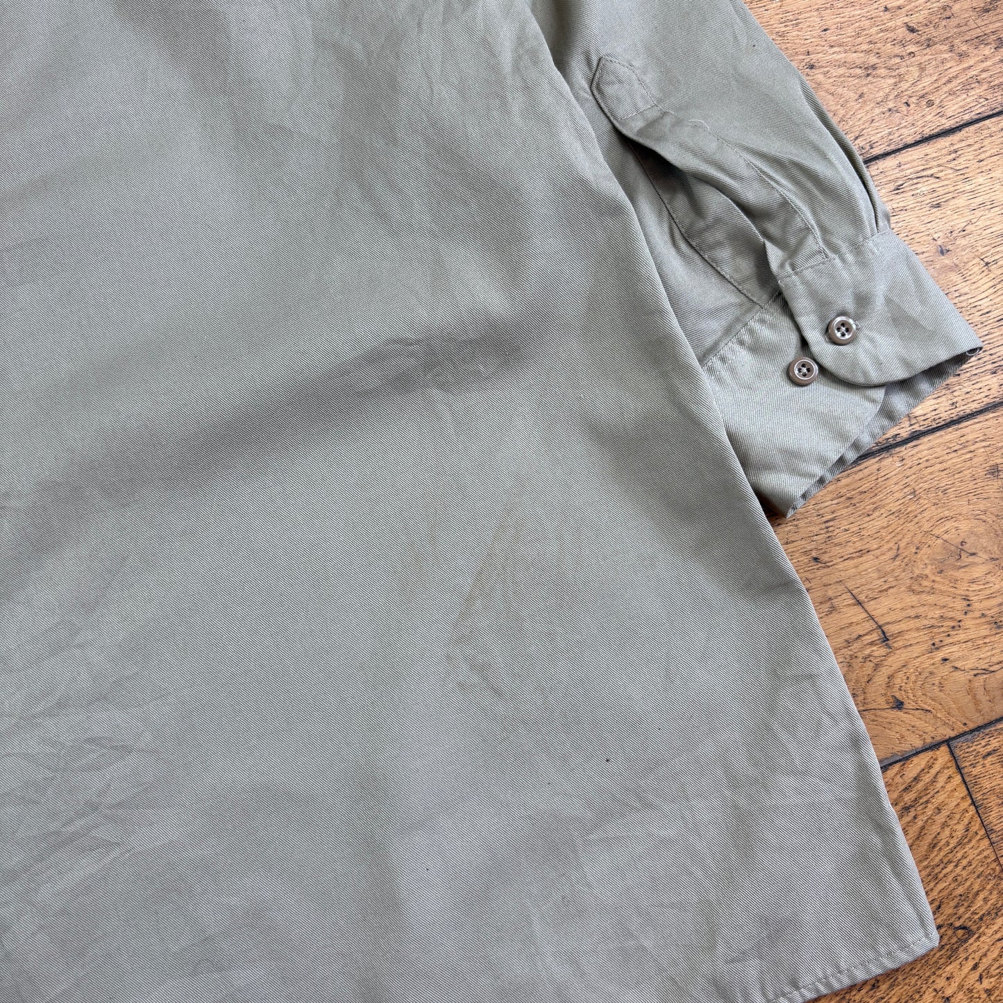 Vintage Dickies Cream Brown Workwear Shirt - XL