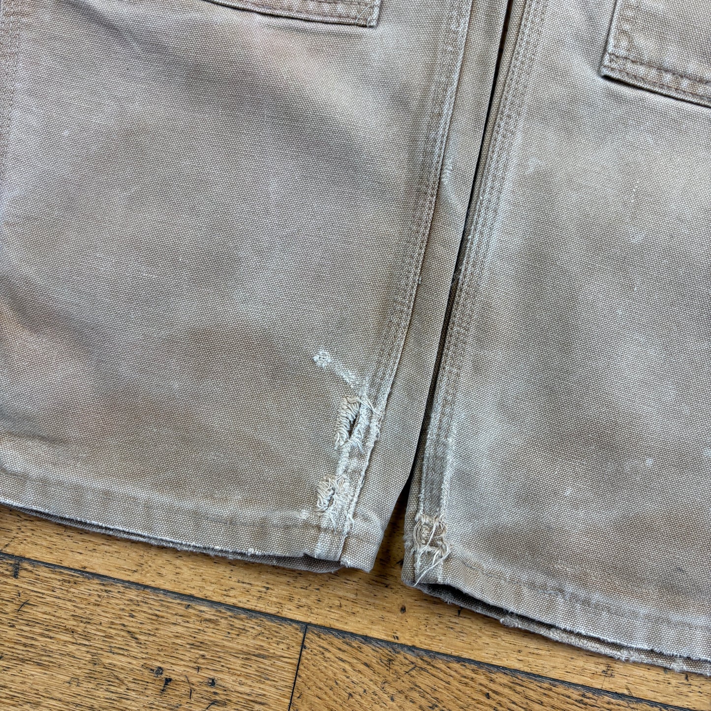 Vintage Carhartt Brown Double Knee Workwear Carpenter Baggy Trousers - 32
