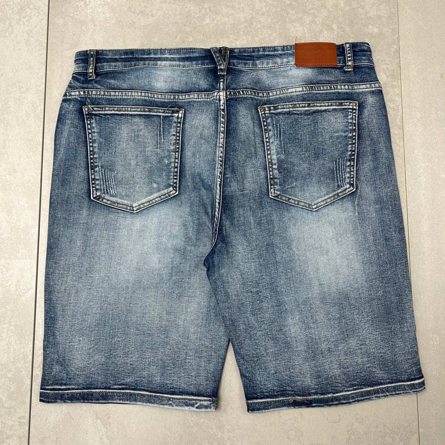 Vintage Hip Hop Baggy Shorts Blue Jorts - 40