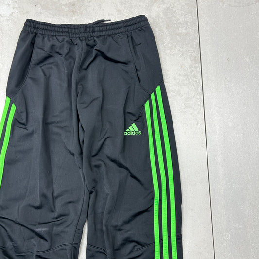 Vintage Adidas Black Baggy Tracksuit Sweatpants Track Pants Bottoms - XS