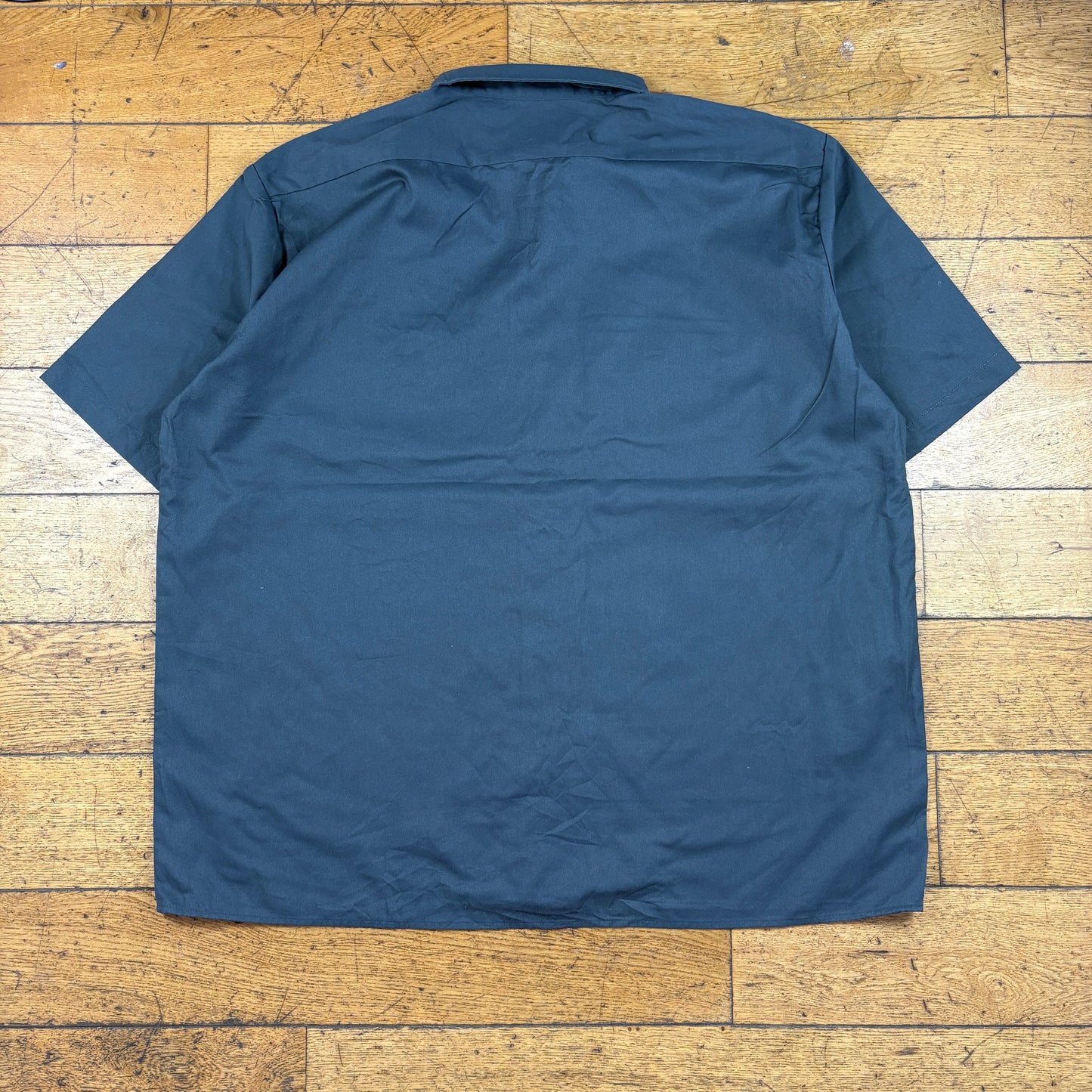 Vintage Dickies Grey Workwear Short Sleeve Shirt - 2XL