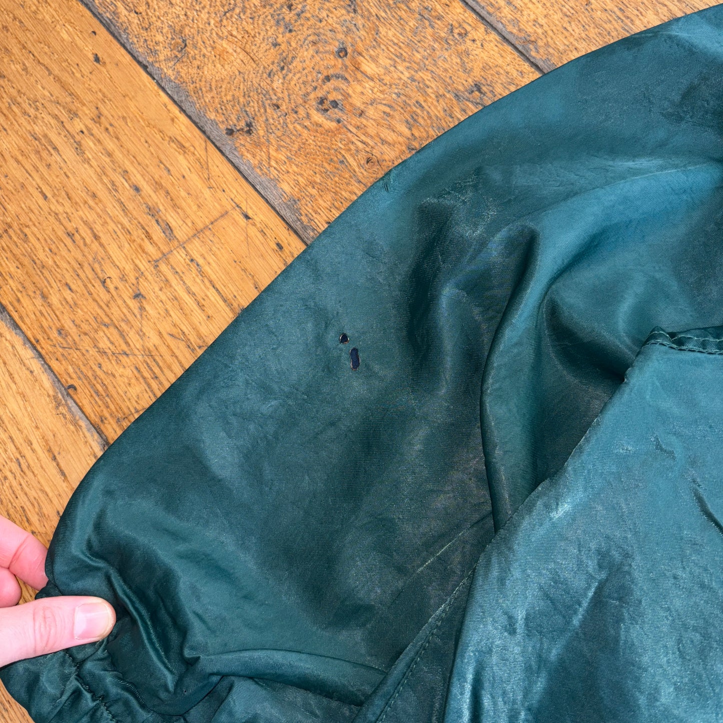 Vintage Levis Green Lightweight Cropped Bomber Jacket - M