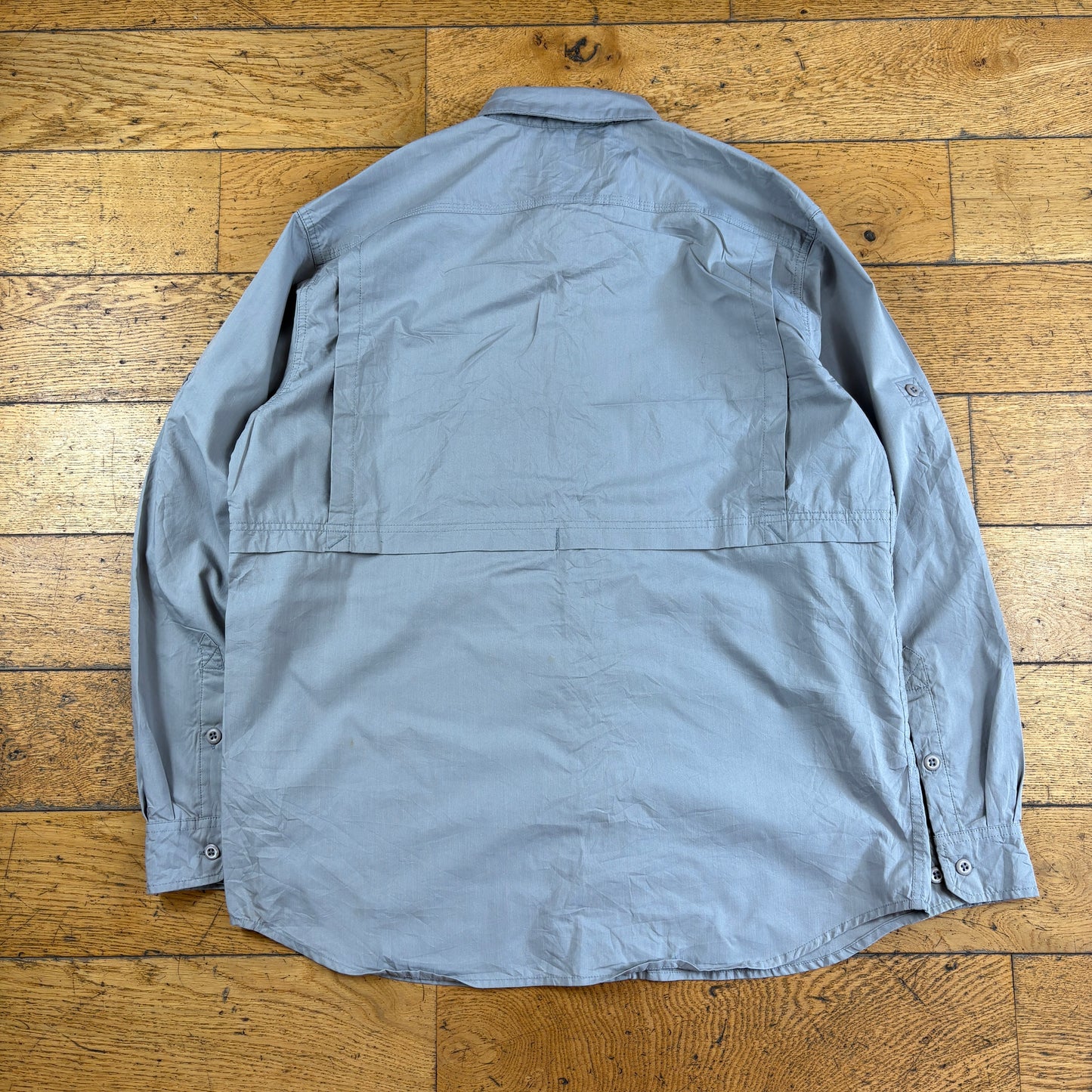 Vintage Carhartt Grey Workwear Embroidered Shirt - L