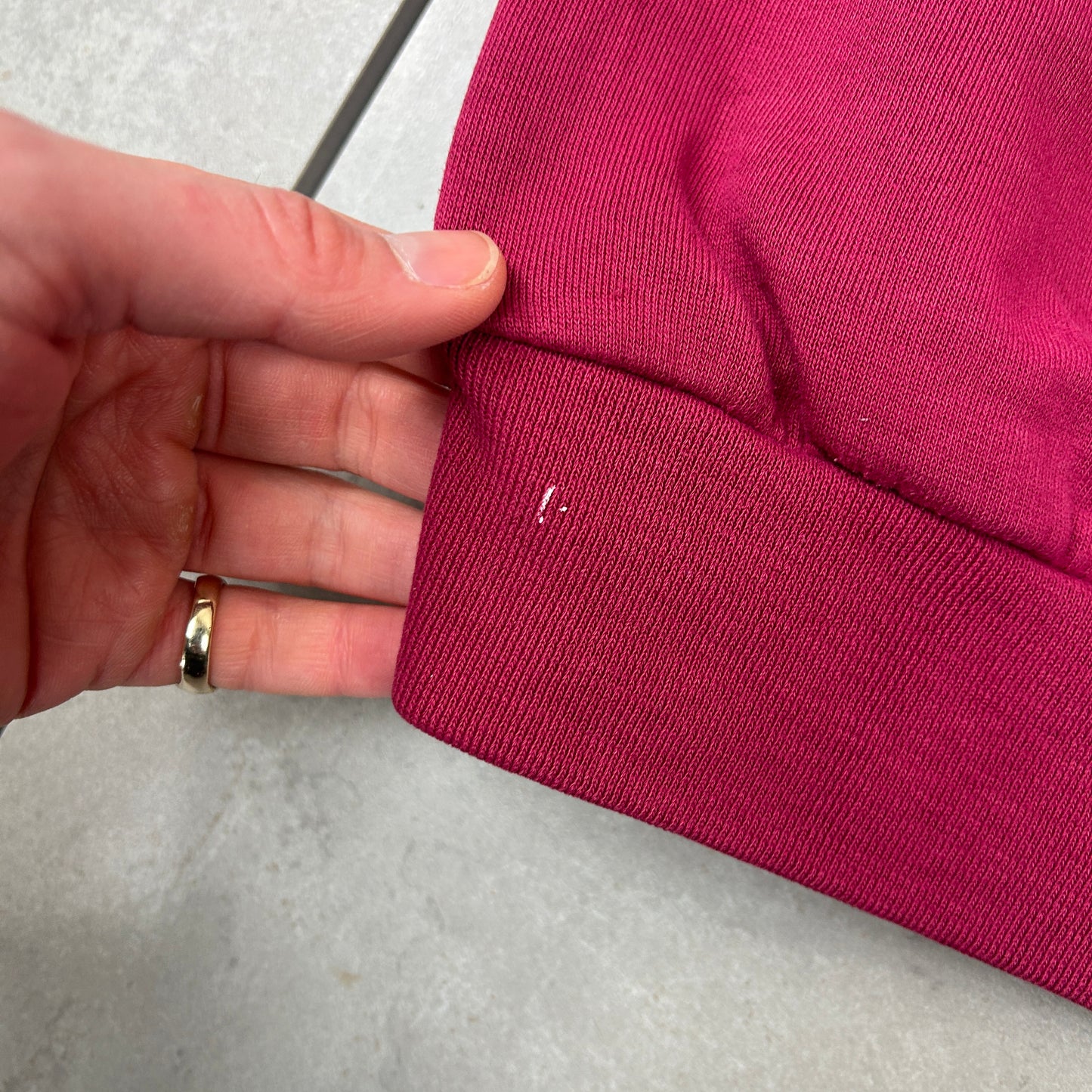Vintage 80s Nike Jordan Red Pink Sweatshirt - M